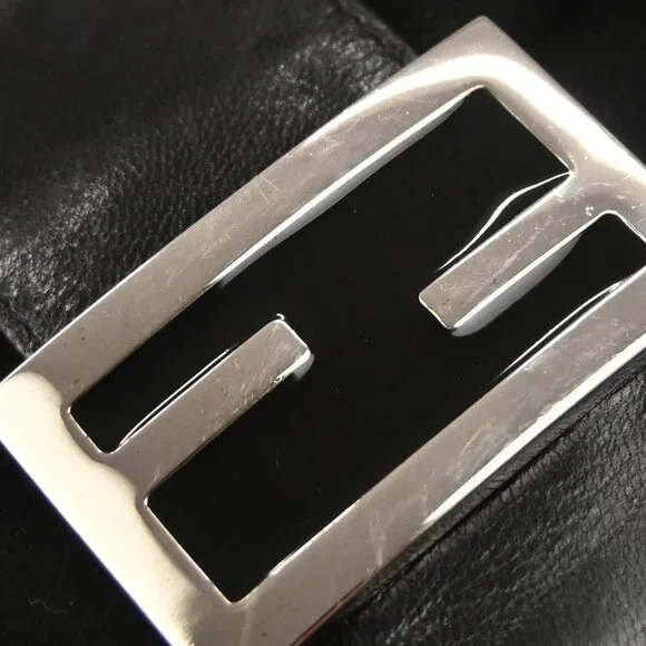 Fendi Black Cashmere Mamma Baguette Handbag 2348-26325-099 126278 - Picture 6 of 10